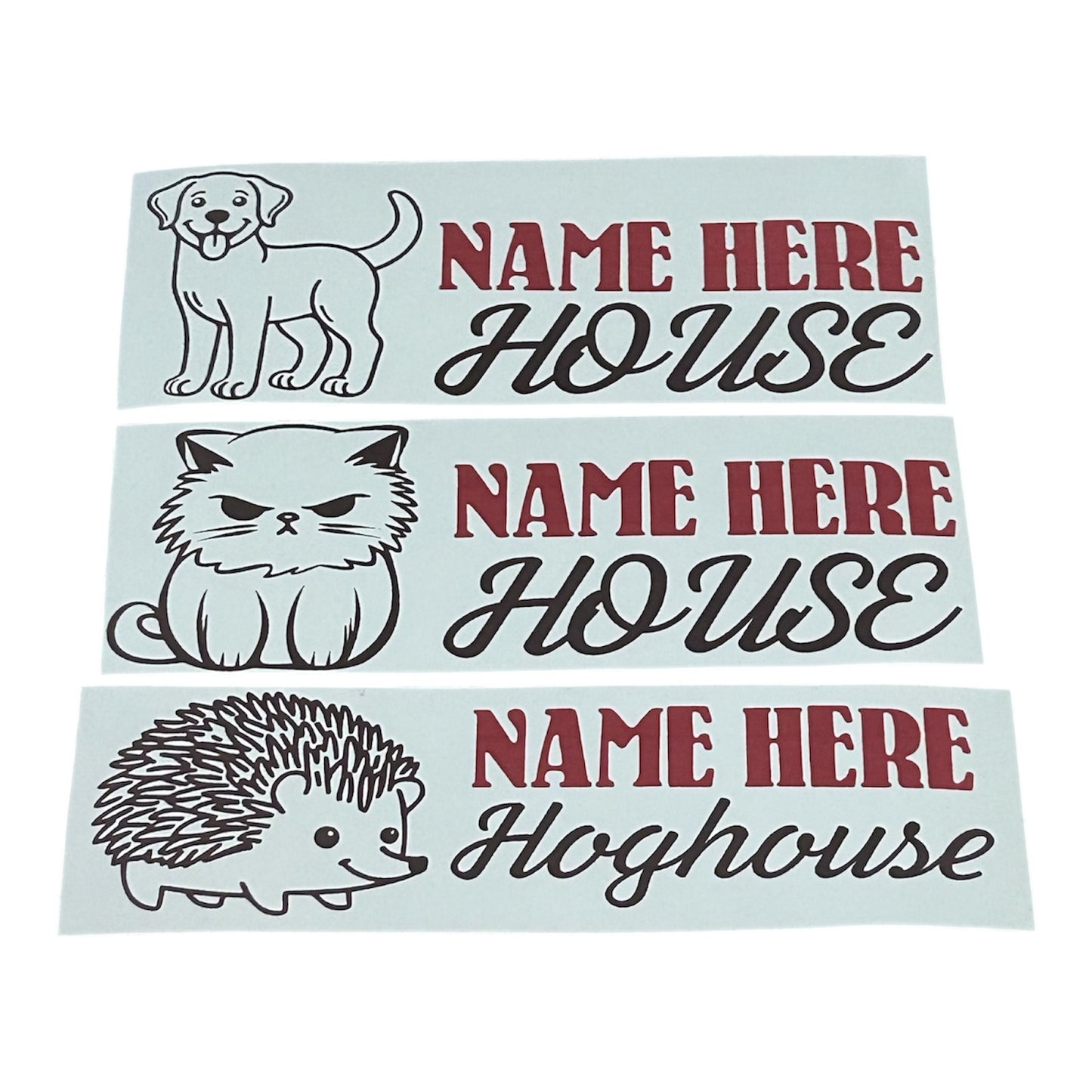 Pet plaque