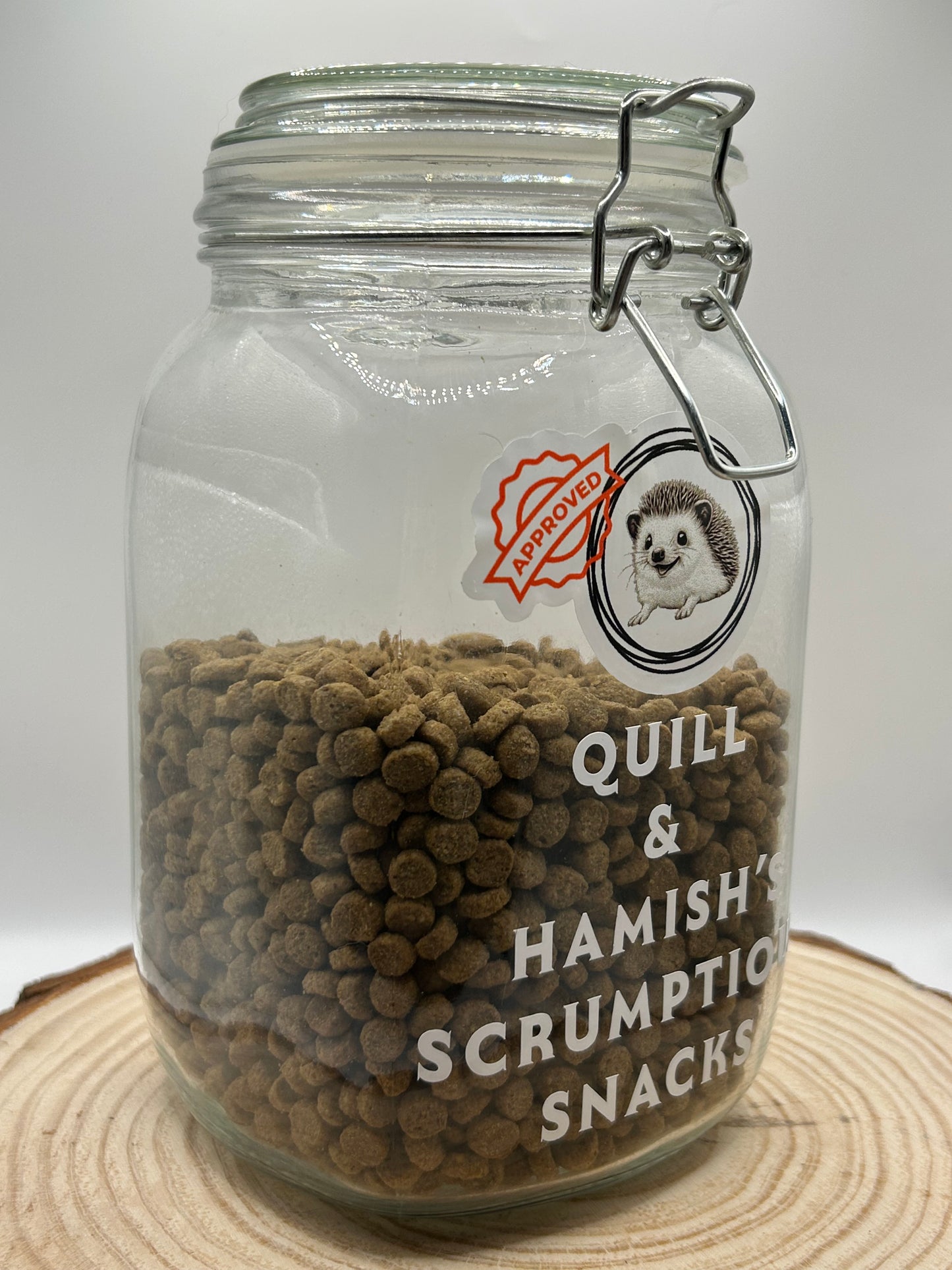 Happy Quills Hedgehog Approved Jar introductory price! Normally £12