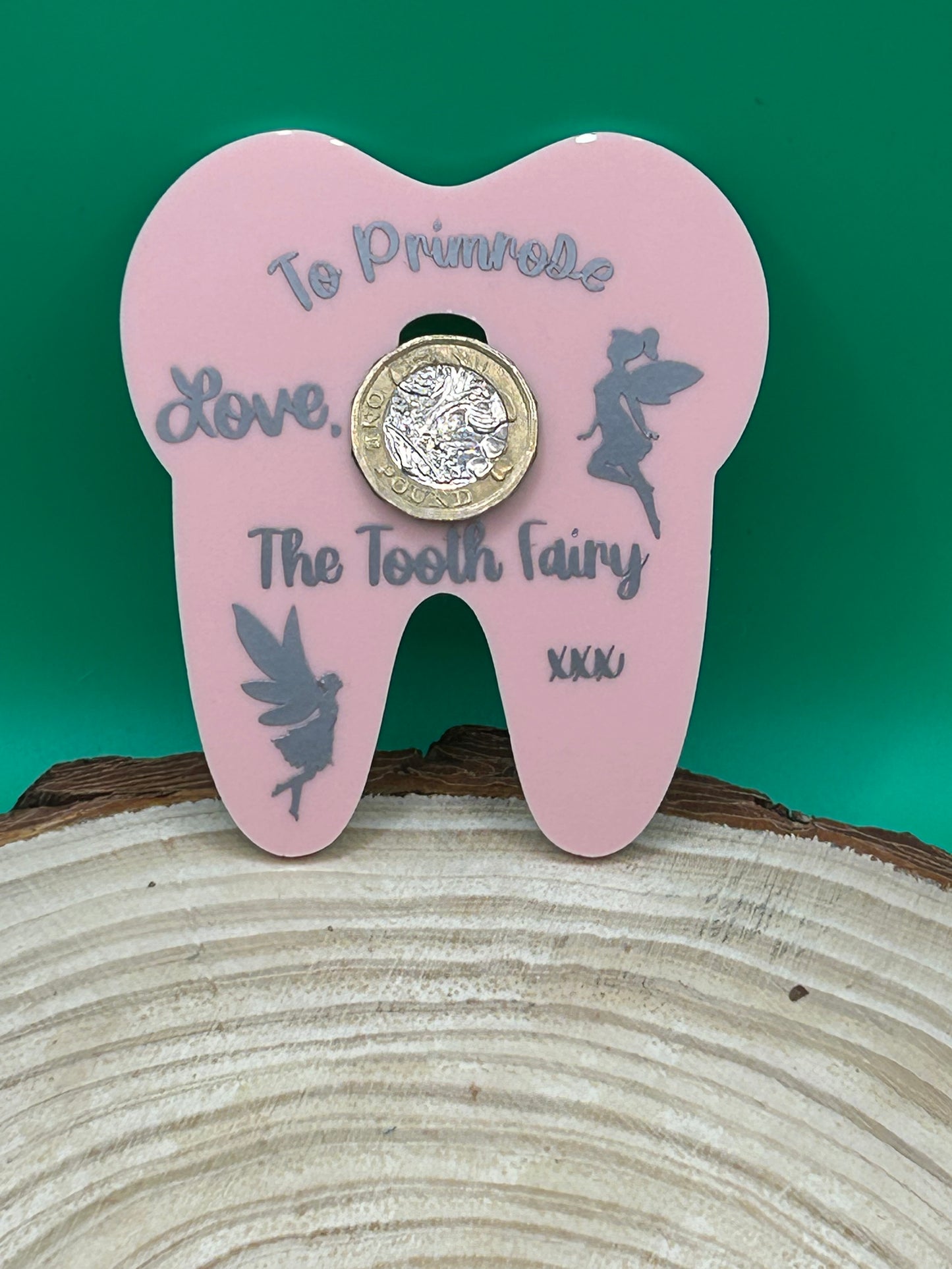 Tooth Fairy Personalised £1 Holder