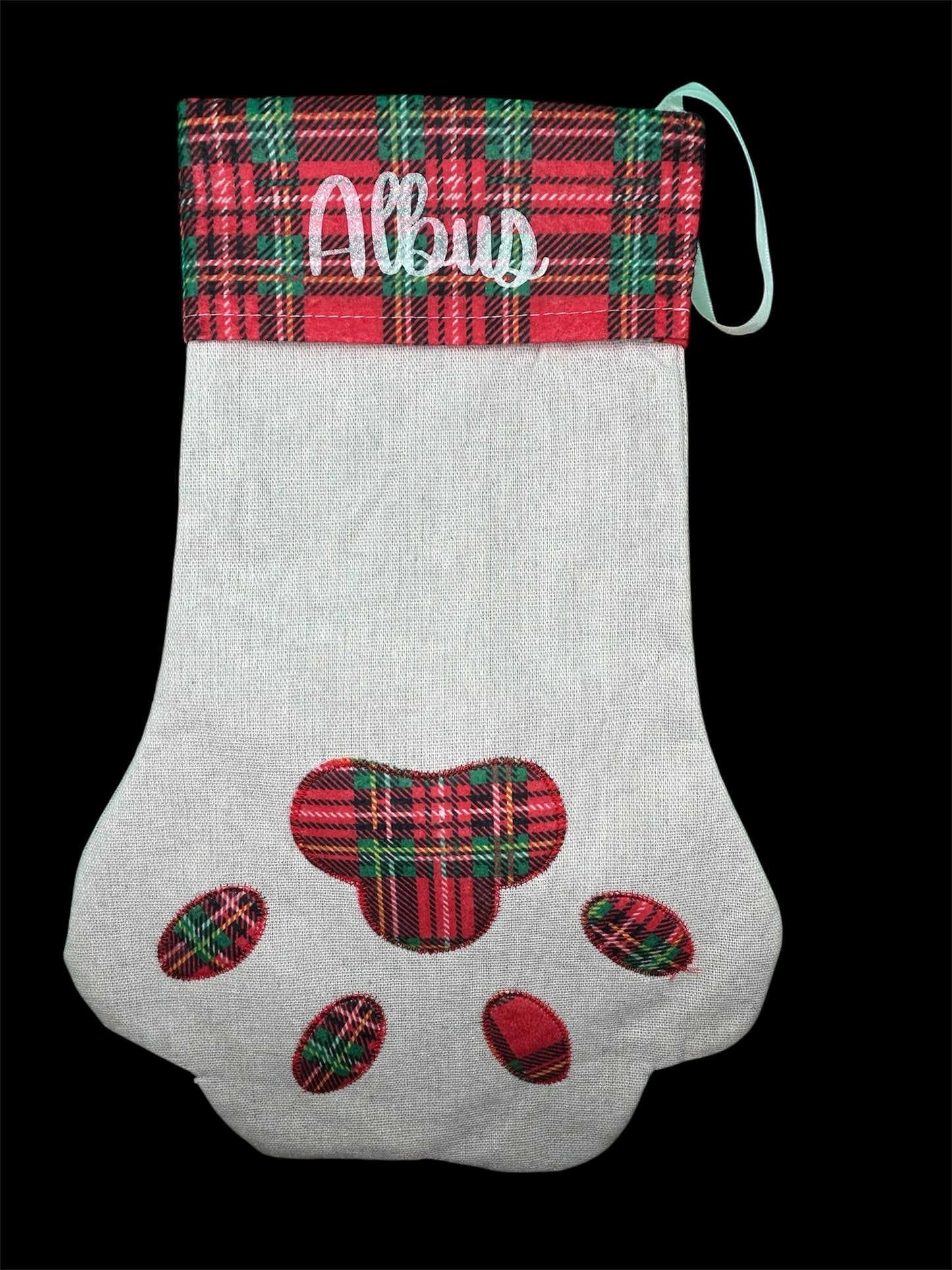 Santa Paws Personalised Stocking