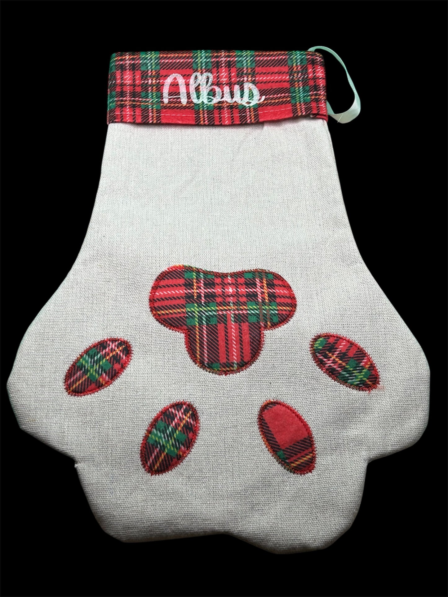Santa Paws Personalised Stocking