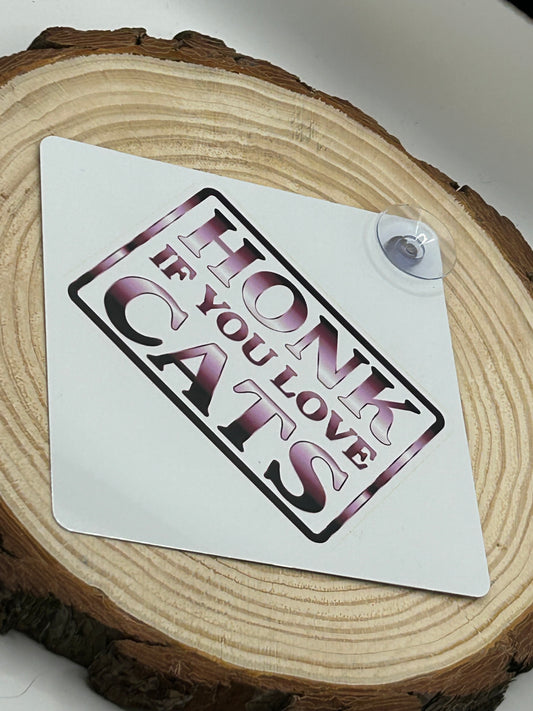 Cats Vehicle Sign