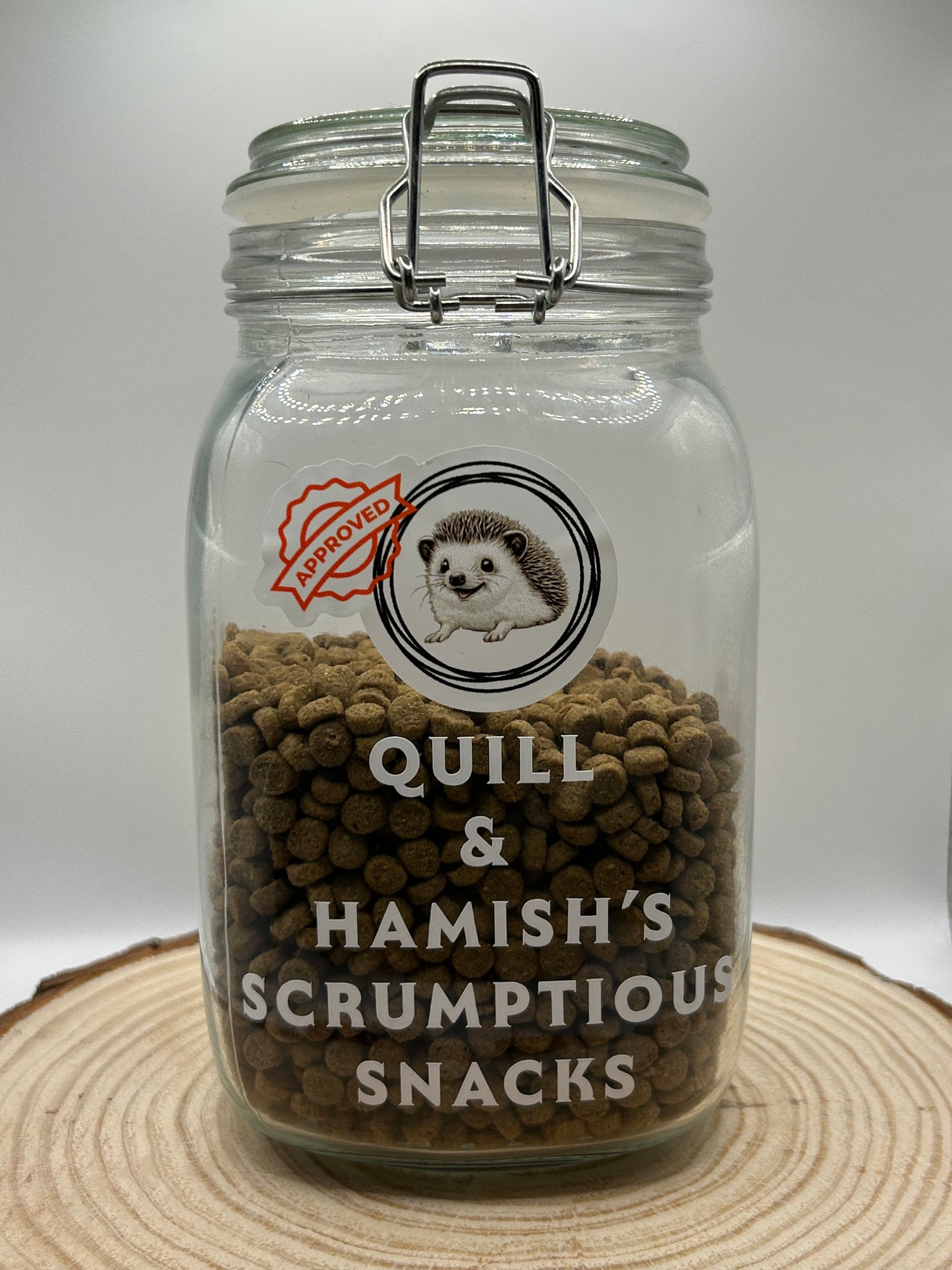 Happy Quills Hedgehog Approved Jar introductory price! Normally £12